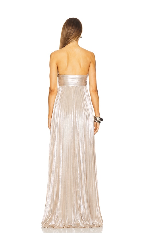  Retrofete Kleid Zoa In Metallic Gold. Größe S. Also In M. 