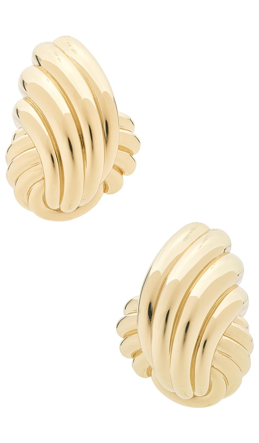 Retroféte Jill Earrings In Gold