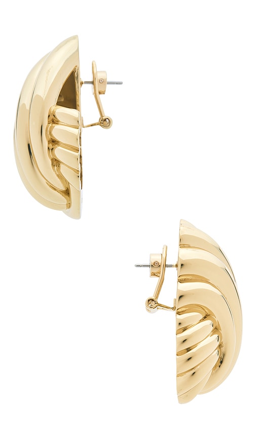 Retroféte Jill Earrings In Gold