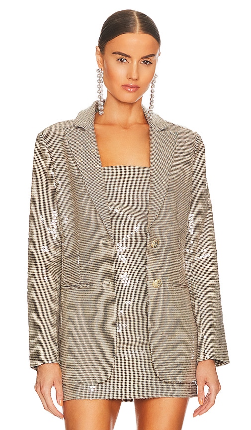 retrofete Hadley Blazer in Multi Brown