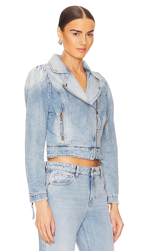 Retroféte Lo Denim Jacket In Celeste | ModeSens