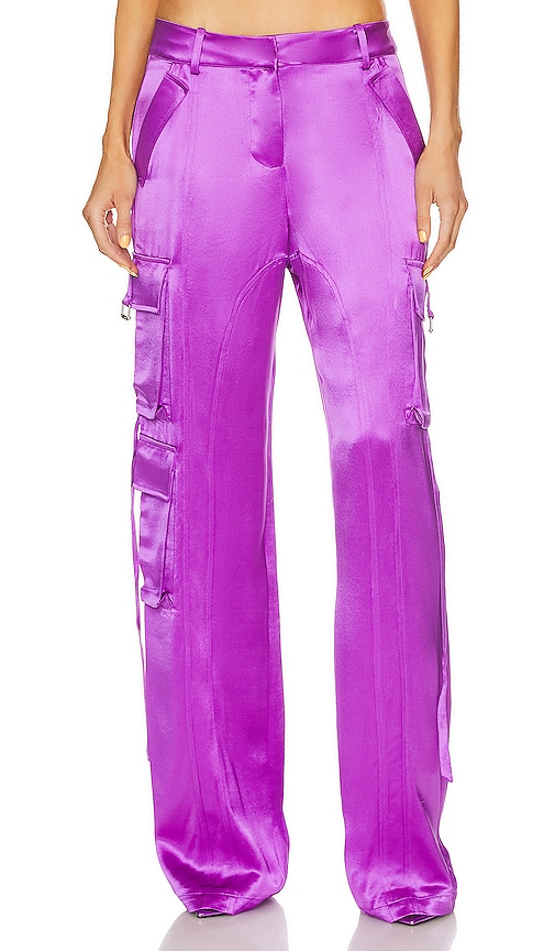 Retroféte Andre Pant In Orchid Purple