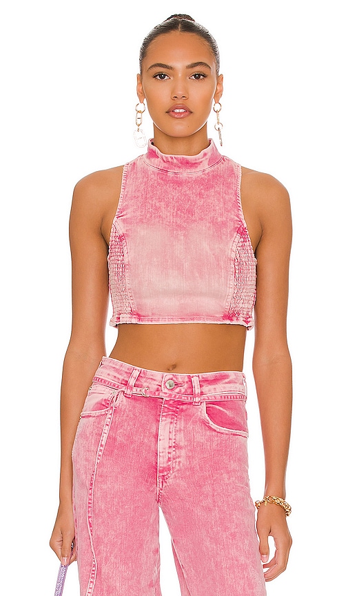 retrofete Nova Top in Pink Sorbet