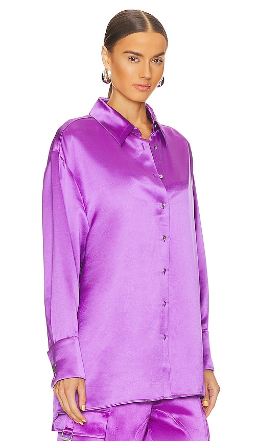 Shop Retroféte Kit Shirt In Orchid Purple
