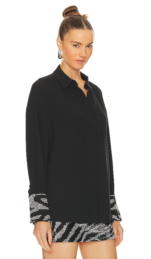 Shop Retroféte Andrea Shirt In Black