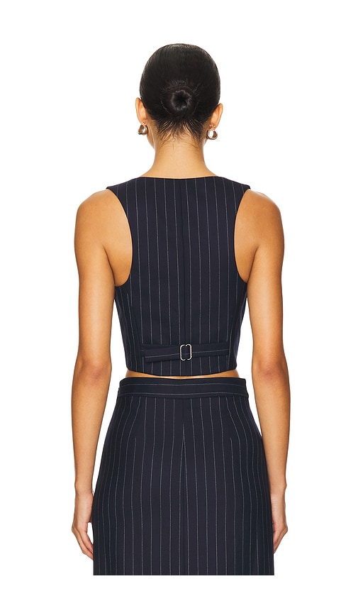 Retrofete Weste Monet In Navy. Größe L. Also In Xl. 