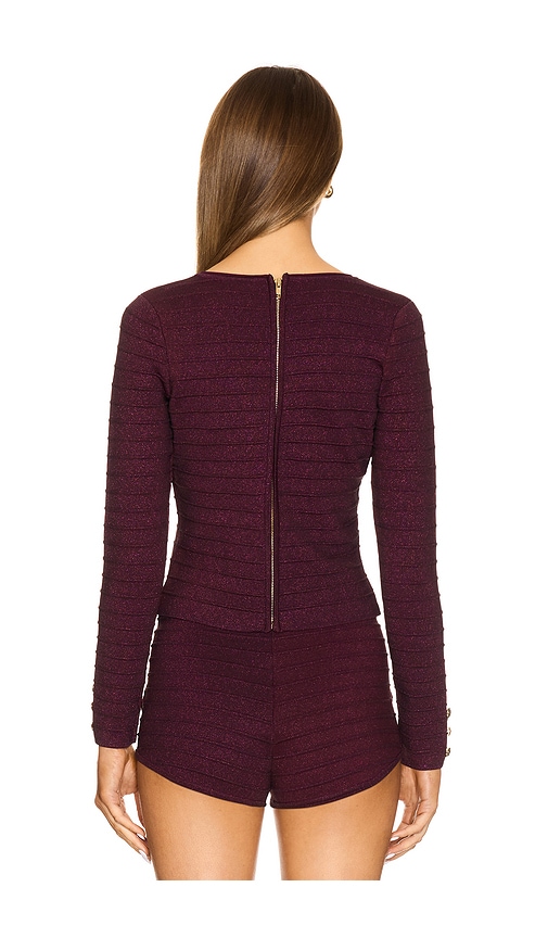  Retrofete Wickeltop Clemence In Burgundy. Größe Xs. Also In S, M, Xxl. 
