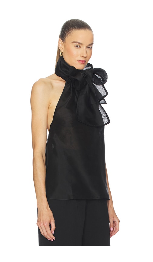 Retroféte Indira Top In Black
