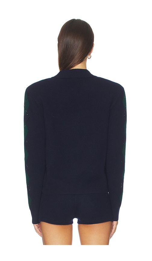  Retrofete Poloshirt Mit Verzierung Nicolina In Navy. Größe Xs. Also In S, M. 