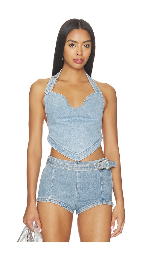 Amelisse Denim Top