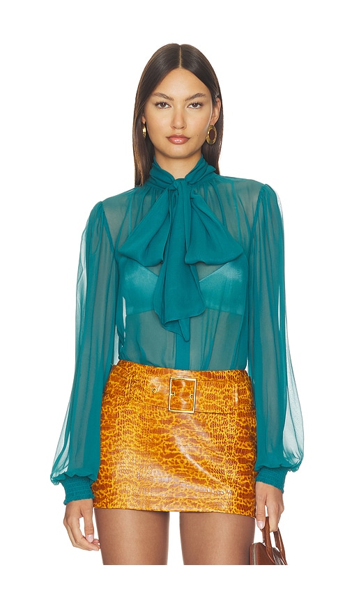Halsi Top by Retrofete in Sarcelle