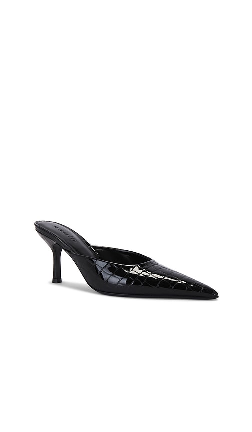 Retroféte Bonnie Leather Mule In 黑色