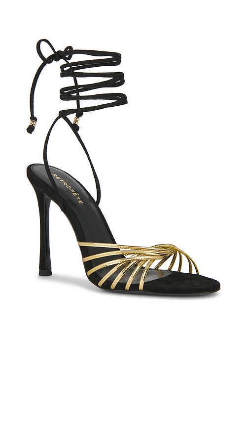 Retroféte Lucio Sandal In Black