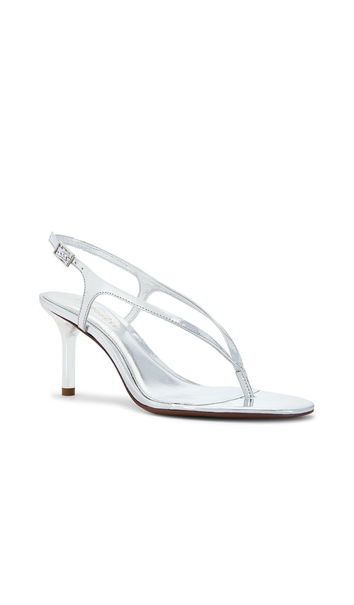 Retrofete Sandalia Klotilde Slingback En Color Plateado Metálico Talla 36  (también En 36.5, 37, 37.5, 38, 38.5, 39, 39.5, 40). 