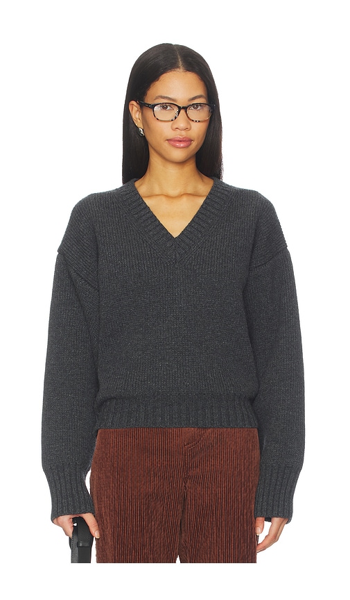 RÓHE Sculptural Compact V-Neck Pullover