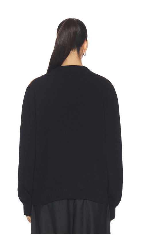  Rohe Polo-strickoberteil Mit Karomuster In Black. Größe 34. Also In 36, 38. 