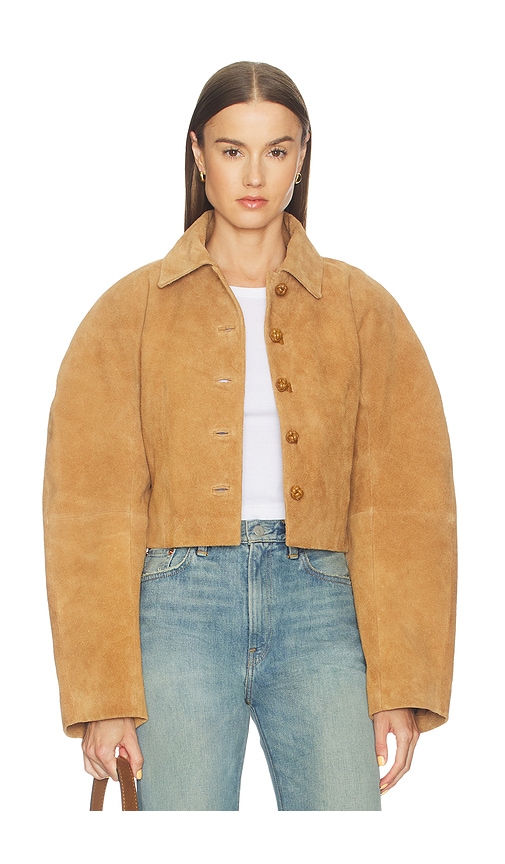 Rohe Rounded Textured Suede Jacket