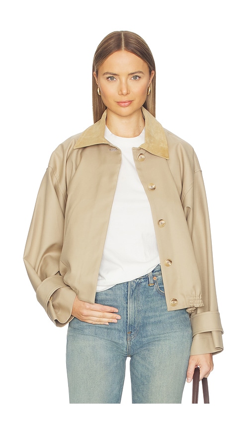 Rohe Suede Collar Blouson Jacket