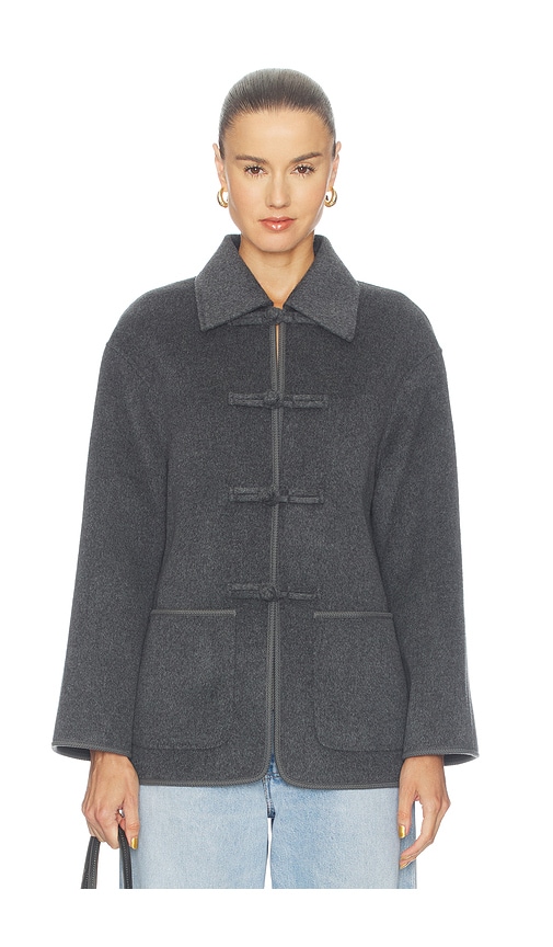 Rohe Double Faced Wool Pankou Closure Jacket en Grey Taille 38 Also en 32 34 36 1209 €