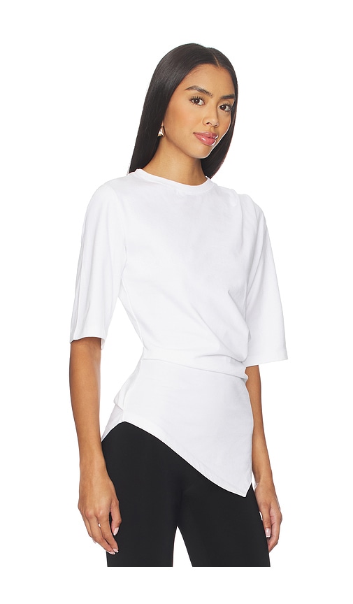 Rohe Re-invented Twisted T-shirt Optic White In White