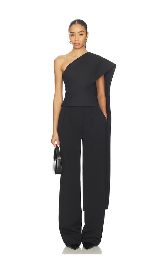Rohe One-shoulder Cape Top