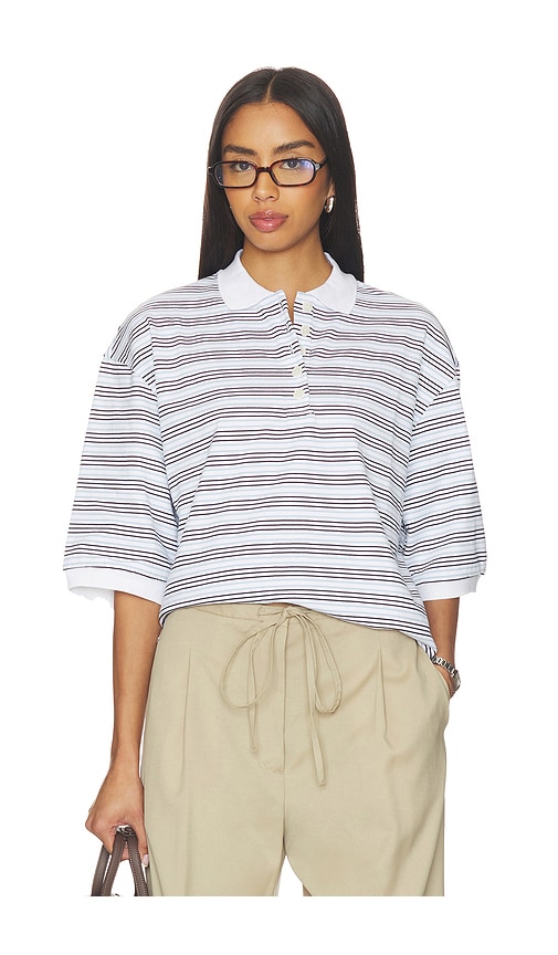 Rohe Striped Oversized Polo | Thumbnail 3