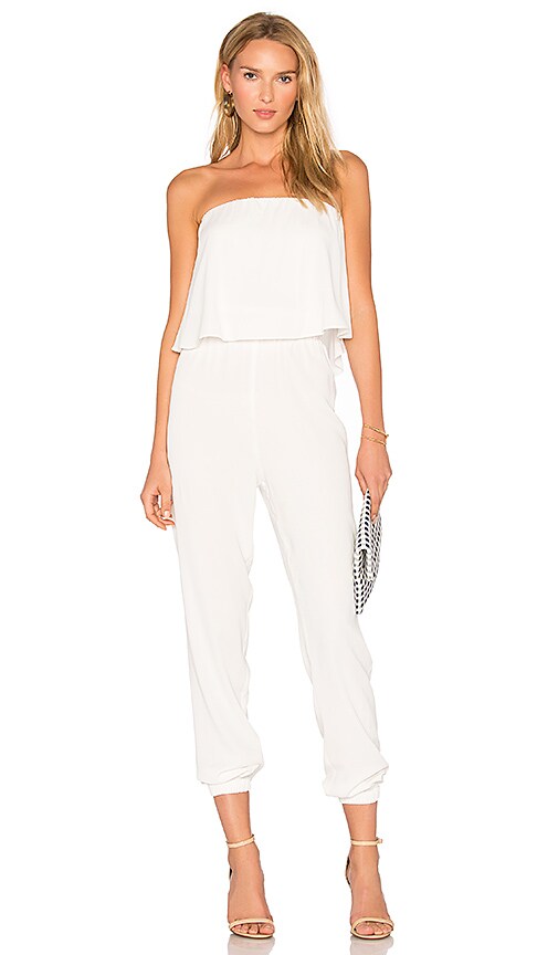 ruffle top jumpsuit