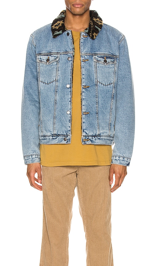 rollas denim sherpa