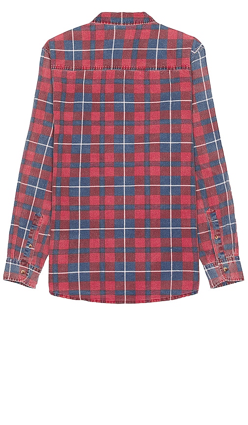 Shop Rolla's Tradie Check Shirt In Red
