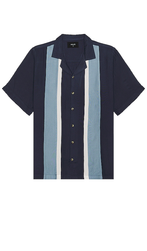 ROLLA'S Bowler Shirt in Blue
