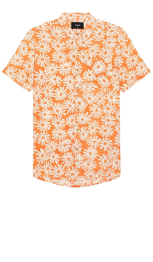 ROLLA'S Bon Flower Shirt in Orange