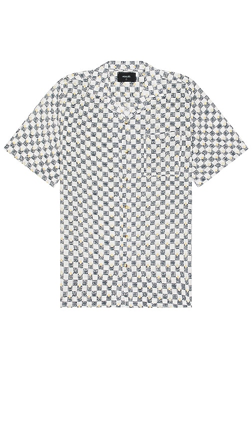 Rolla's Bowler Check Shirt In Grey