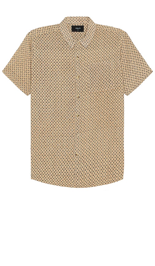 Rolla's Bon Pattern Shirt In Tan