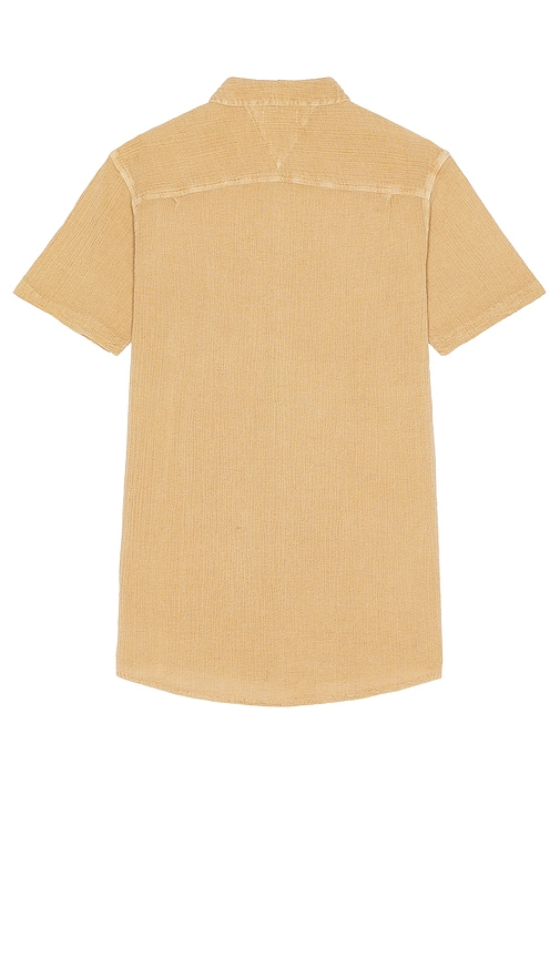 Shop Rolla's Bon Crepe Shirt In Tan