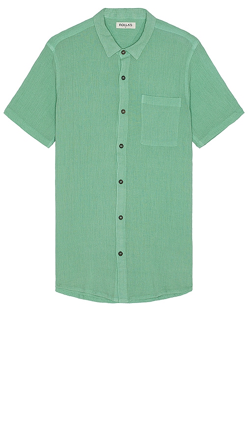 Short Sleeve Geo Shirt - Seafoam, Shirts