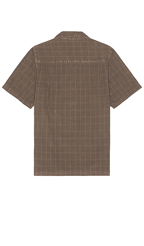 Shop Rolla's Tile Cord Bowler Shirt In Brown