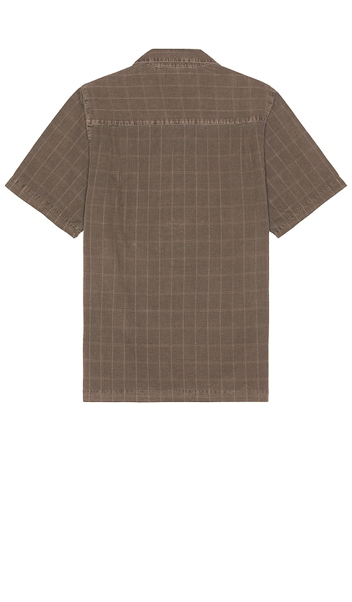 Shop Rolla's Tile Cord Bowler Shirt In Brown