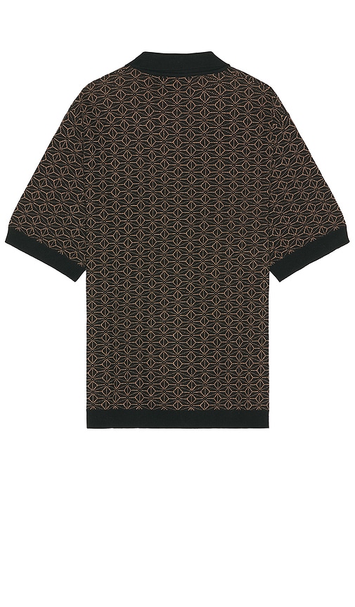 Shop Rolla's Bowler Pattern Knit Shirt In Brown