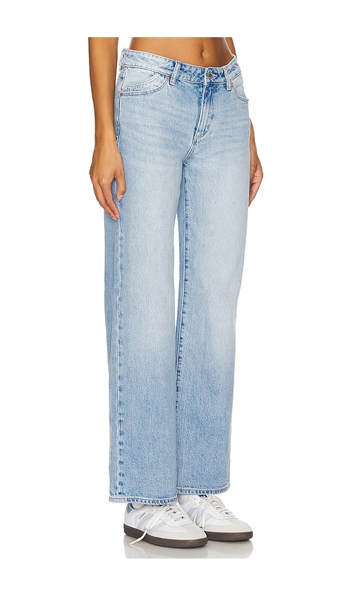 Shop Rolla's Heidi Low Wide Leg In Blue