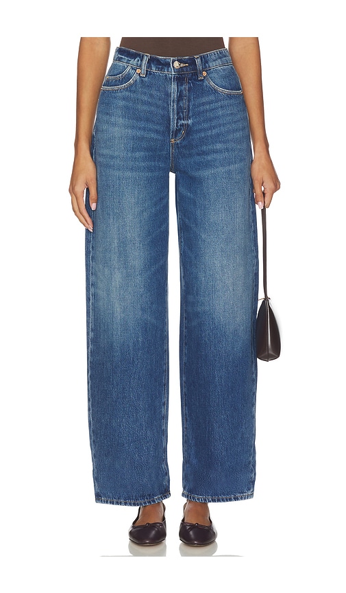 Rolla's Gigi Barrel Jeans In Blue