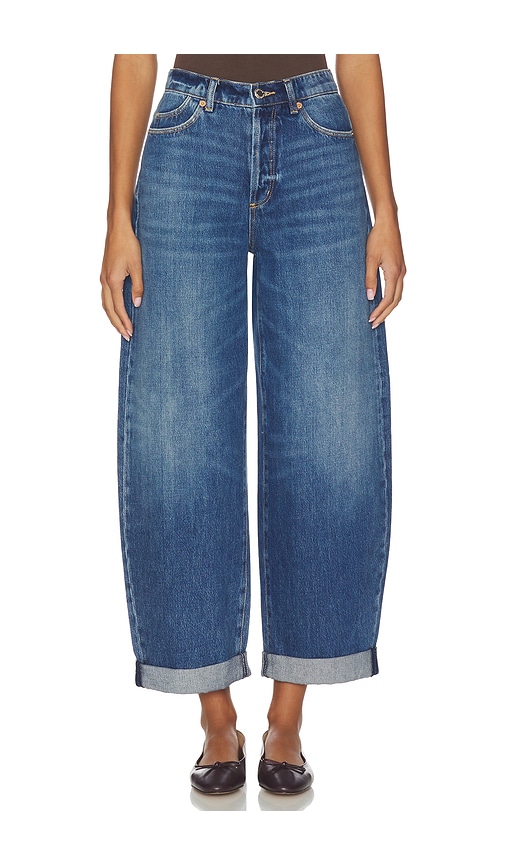 Rolla's Gigi Barrel Jeans In Blue
