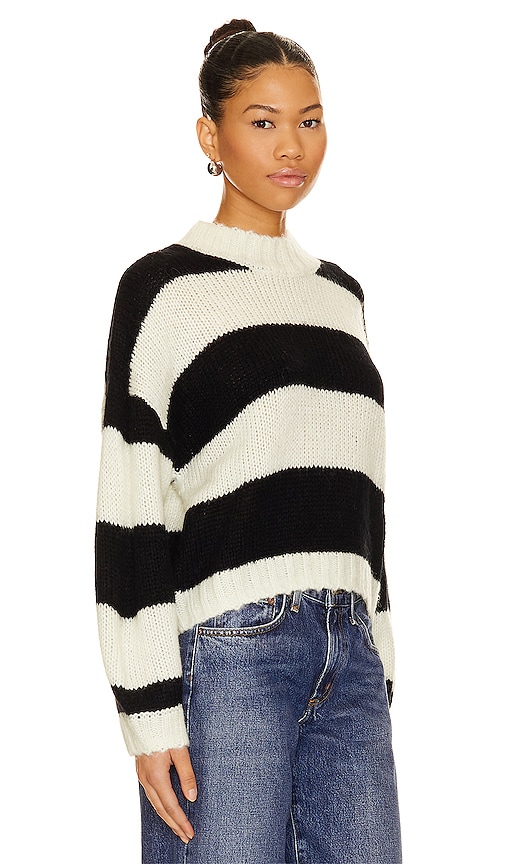 Shop Rolla's Weekend Sweater In Black & White
