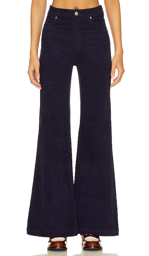 Rolla's Eastcoast Flare Pant In Navy