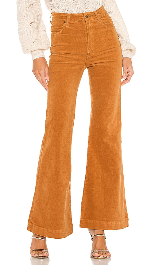 Eastcoast Flare in Tan Cord #tan #corduroy #pants High waisted corduroy  flares from Rolla's with a fitted, fla…