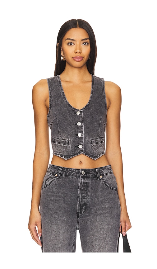 Shop Rolla's Dallas Vest In Worn Black