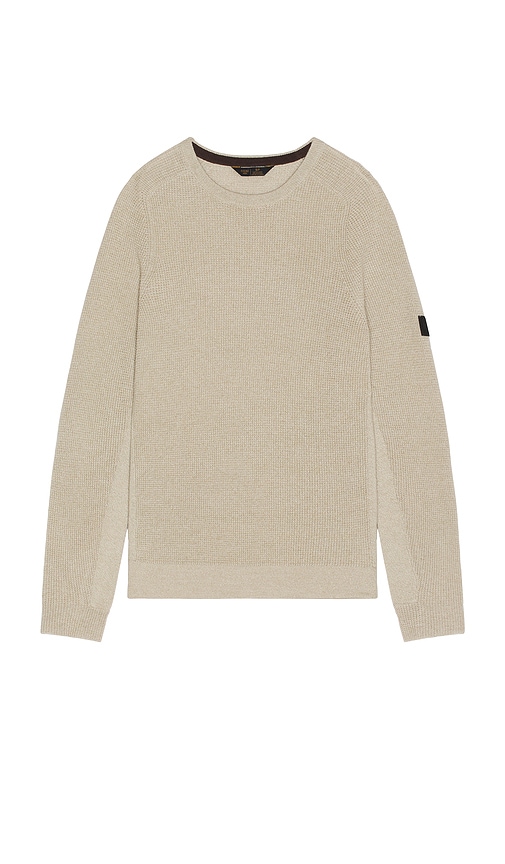 Rhone Walden Waffle Knit Sweater In Cream