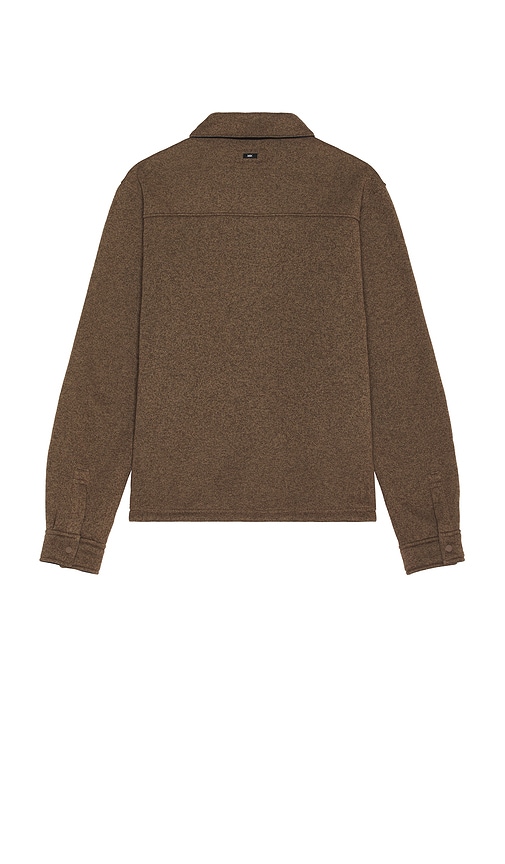 Shop Rhone Fleece Shacket In Brown