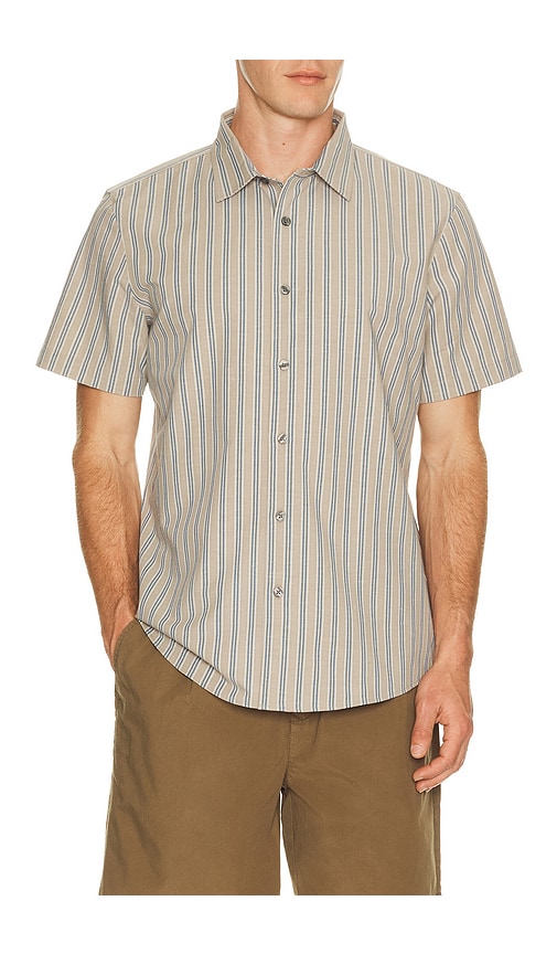 Rhone Brezza Linen Blend Short Sleeve Shirt