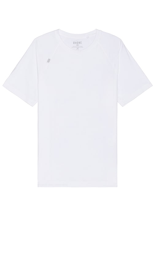 Shop Rhone Reign Short Sleeve Tee In 亮白