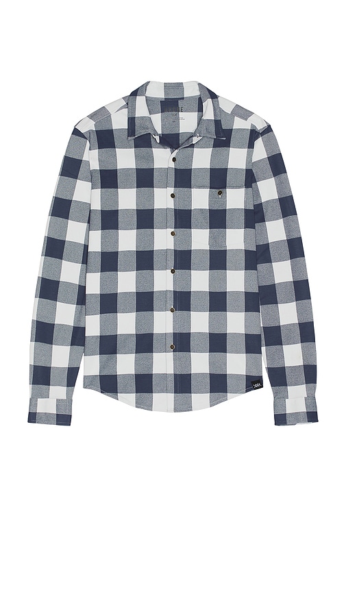 Rhone Hardy Flannel Shirt In Blue